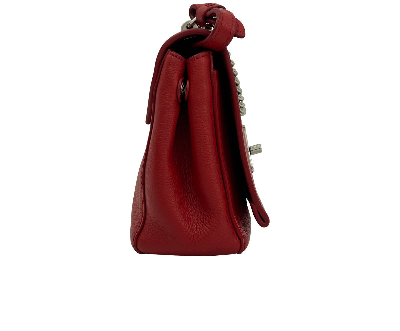 Lockme II Rubis, 920&euro;, Bolso, Rojo, Animal - Piel, Vista lateral